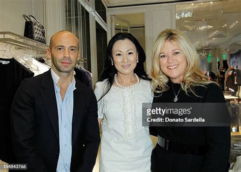 Andrea Di Lorenzo, Giulie Chang Alison Cottrell and attend DIOR 